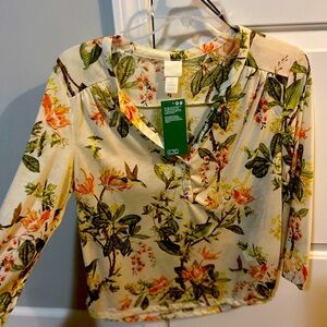 New H&M Floral long sleeve